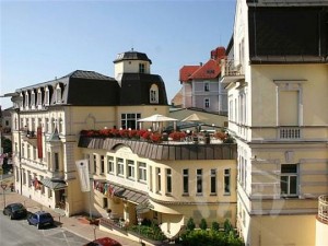 Kuren in Tschechien: Blick auf das Hotel Continental in Marienbad