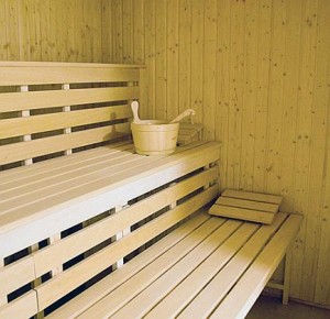 Kuren in Polen: Sauna im Kurhaus Dom Zdrojowy in Bad Warmbrunn Cieplice Zdrój