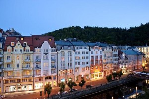 Kuren in Tschechien: Abendimpression des SPA Hotel Dvorak in Karlsbad Karlovy Vary