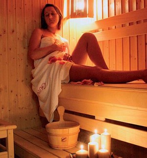 Kuren in Polen: Sauna des Kur- und Erholungszentrum Millennium in Heidebrink