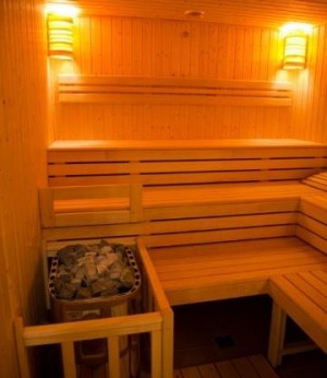 Kuren in Ungarn: Sauna im Hunguest Hotel Panorama in Héviz
