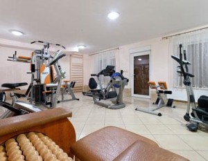 Kuren in Polen: Fitnessraum in der Pension Paula in Pobierow Pobierowo Ostsee