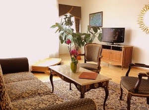 Kuren Tschechien: Wohnraum im Apartment in der Residence Hotel Romanza in Marienbad Marianske Lázne