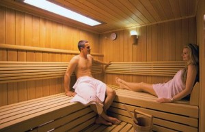 Kuren in Polen: Sauna im Kurhotel Trofana Sun & Sea in Misdroy Ostsee