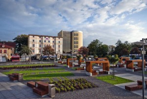 Kuren in Polen: Blick auf das Hotel Aurora Spa und Wellness in Misdroy (Miedzyzdroje)