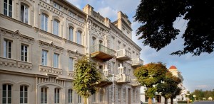 Kuren in Tschechien: Blick auf das SPA & Kur Hotel Praha in Franzensbad Frantiskovy Lazne