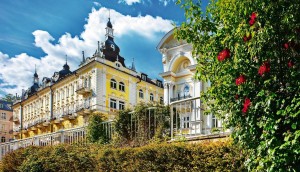 Kuren in Tschechien: Kuren in Tschechien: Blick auf das Hotel Reitenberger in Marienbad Marianske Lazne