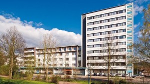 Kuren in Deutschland: Blick auf das Gesundheitszentrum Helenenquelle in Bad Wildungen