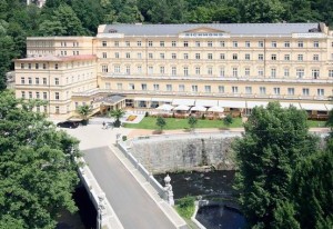Kuren in Tschechien: Blick auf das Parkhotel Richmond in Karlsbad Karlovy Vary